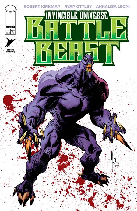 INVINCIBLE UNIVERSE BATTLE BEAST (2025) #1 2ND PTG CVR B JASON HOWARD VAR