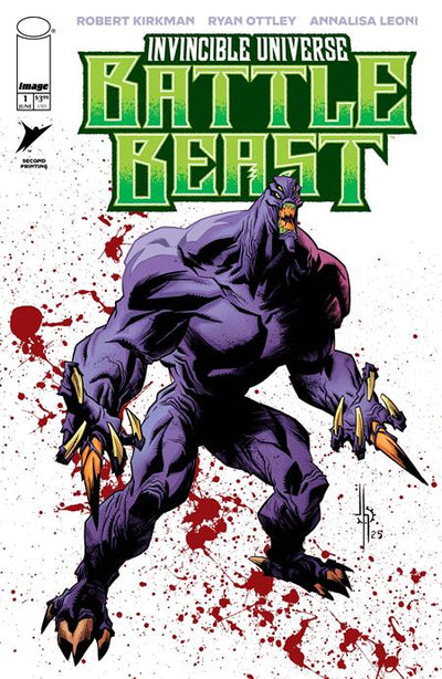 INVINCIBLE UNIVERSE BATTLE BEAST (2025) #1 2ND PTG CVR B JASON HOWARD VAR