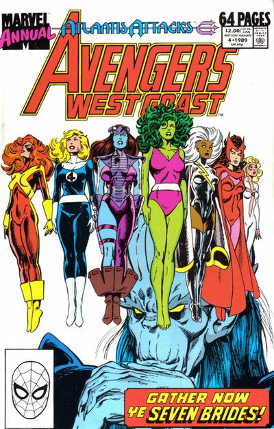 AVENGERS WEST COAST (1985) ANNUAL #4