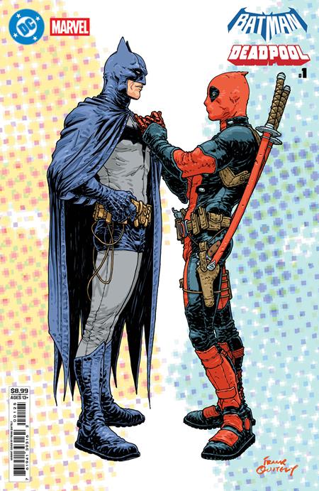 BATMAN DEADPOOL (2025) #1 (ONE SHOT) CVR N FRANK QUITELY BATMAN DEADPOOL CARD STOCK VAR