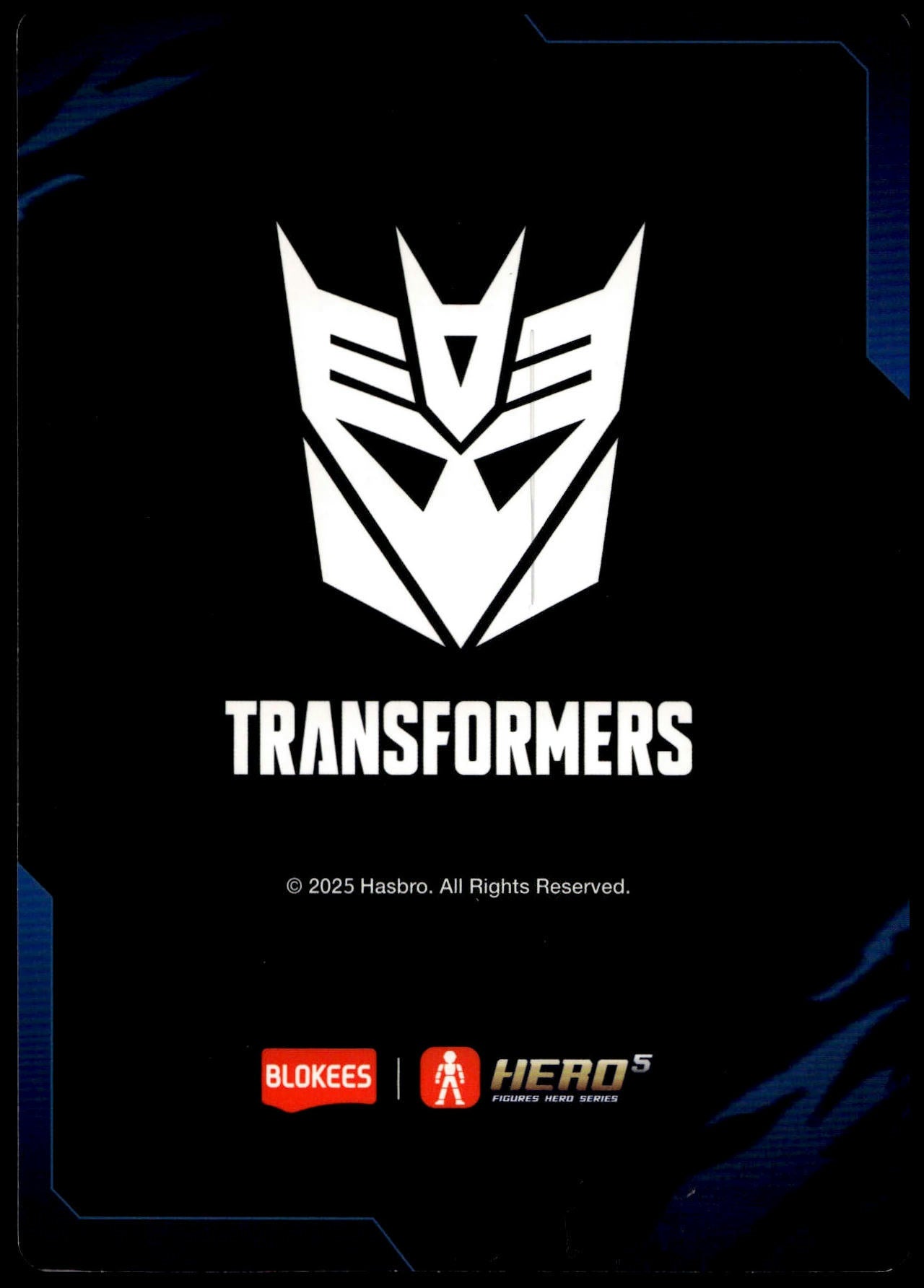 BLOKEES TRANSFORMERS SOUNDWAVE SCREAMS ARE MUSIC TO MY EARS COLLECTOR CARD
