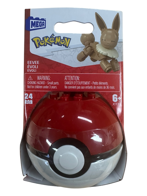 MEGA POKEMON EVERGREEN POKE BALL EEVEE