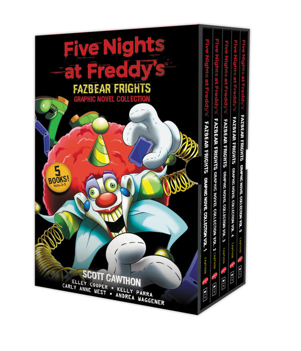 FIVE NIGHTS AT FREDDYS FAZBEAR FRIGHTS 5 BOOK GRAPHIC NOVEL COLLECTION