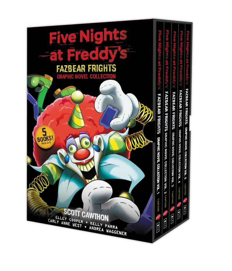 FIVE NIGHTS AT FREDDYS FAZBEAR FRIGHTS 5 BOOK GRAPHIC NOVEL COLLECTION