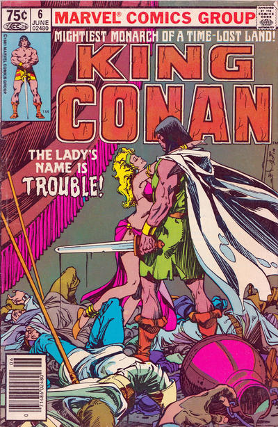 KING CONAN (1980) #6 NEWSSTAND EDITION (VF)