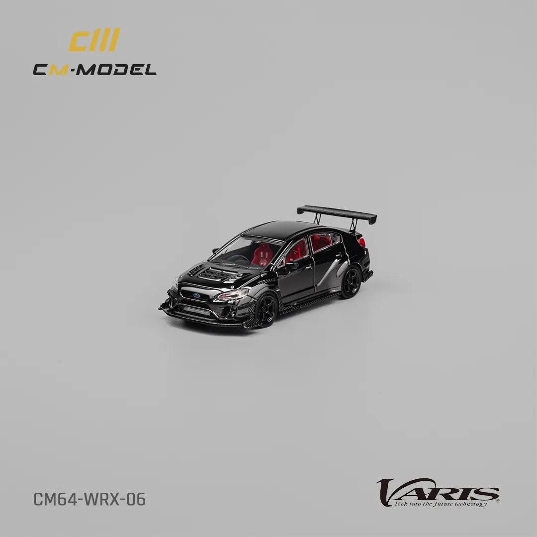 CM MODEL 1/64 SUBARU VARIS WIDEBODY 2.0 CHROME BLACK
