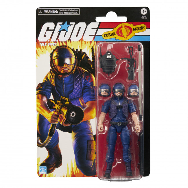 GI JOE CLASSIFIED SERIES RETRO CARDBACK TELE VIPER AF