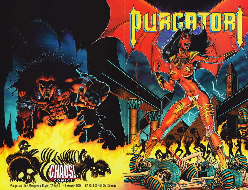 PURGATORI THE VAMPIRES MYTH (1996) - SET OF THREE PLUS PRELUDE