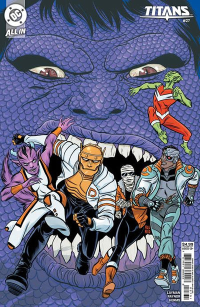 TITANS (2023) #27 CVR C MICHAEL ALLRED CARD STOCK VAR