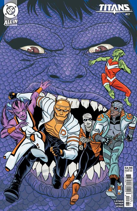 TITANS (2023) #27 CVR C MICHAEL ALLRED CARD STOCK VAR