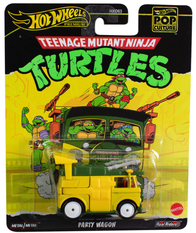 HOT WHEELS POP CULTURE TMNT PARTY WAGON