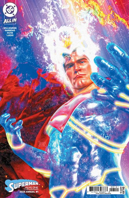 SUPERMAN ANNUAL YEAR ONE THOUSAND (2026) #1 (ONE SHOT) CVR B MARK SPEARS CARD STOCK VAR (DC K.O.)