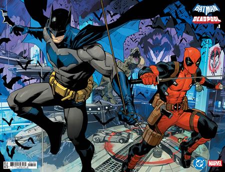 BATMAN DEADPOOL (2025) #1 (ONE SHOT) CVR B DAN MORA BATMAN DEADPOOL WRAPAROUND CARD STOCK VAR