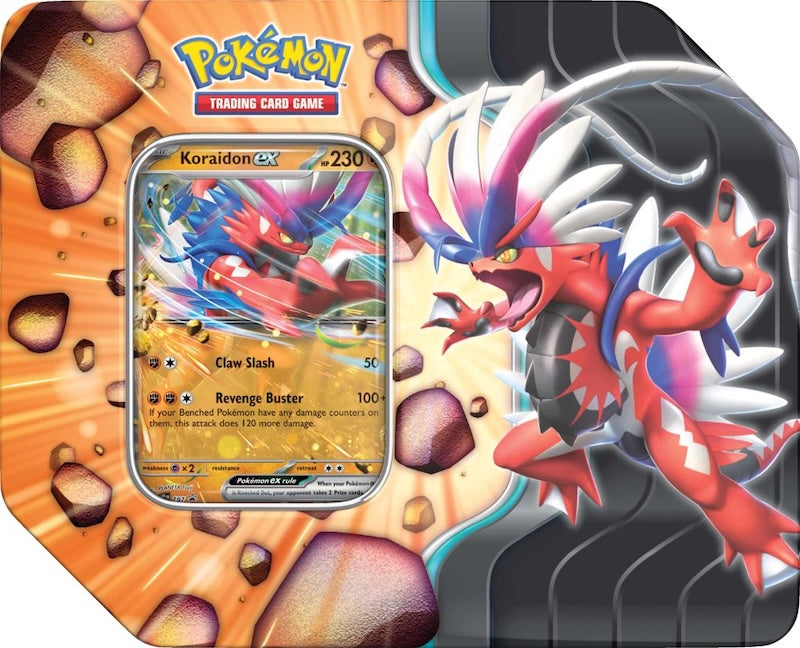 POKEMON TCG: SLASHING LEGENDS KORAIDON EX TIN