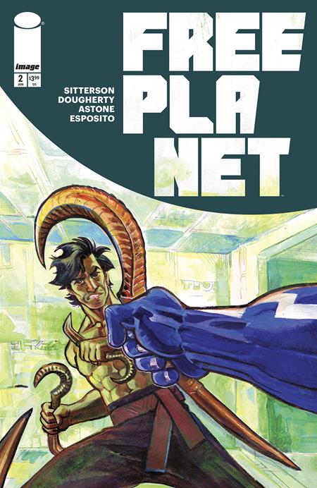 FREE PLANET (2025) #2 CVR C INC 1:25 JED DOUGHERTY FOIL VAR