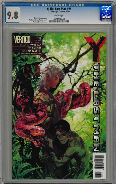 CGC Y: THE LAST MAN (2002) #25 (9.8)