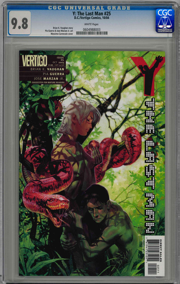 CGC Y: THE LAST MAN (2002) #25 (9.8)