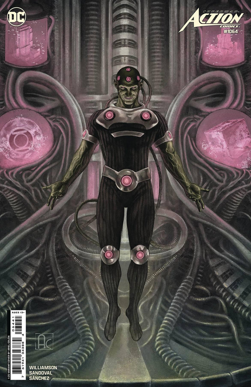 ACTION COMICS VOL 2 (2011) #1064 CVR F INC 1:25 ARIEL COLON CARD STOCK VAR (HOUSE OF BRAINIAC)