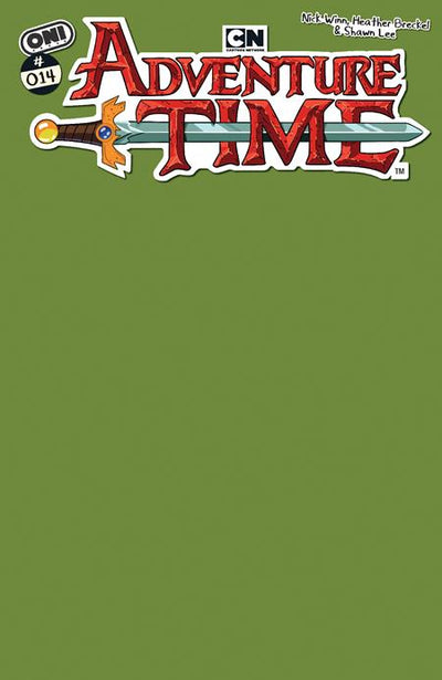 ADVENTURE TIME (2025) #14 CVR C BETTY GROF GREEN BLANK SKETCH VAR