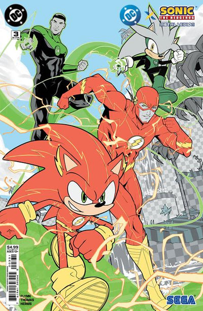 DC X SONIC THE HEDGEHOG THE METAL LEGION (2026) #3 CVR C TRAVIS MERCER CARD STOCK VAR