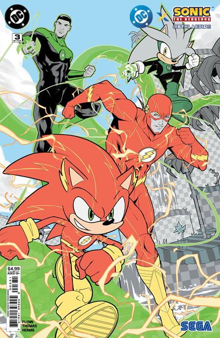 DC X SONIC THE HEDGEHOG THE METAL LEGION (2026) #3 CVR C TRAVIS MERCER CARD STOCK VAR