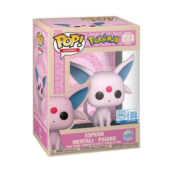 POP GAMES POKEMON ESPEON PASTEL US EXCLUSIVE VINYL FIG