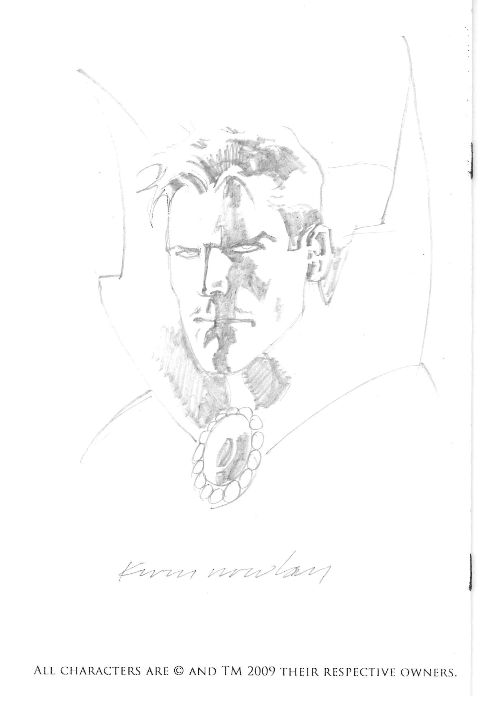 *SIGNED/ORIGINAL PENCIL DRAWING* KEVIN NOWLAN SKETCHBOOK #3 (2009) - LIMITED  #411/500