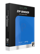 PALMS OFF GAMING COLLECTORS SERIES 12 POCKET BLUE ZIP TRADING CARD BINDER