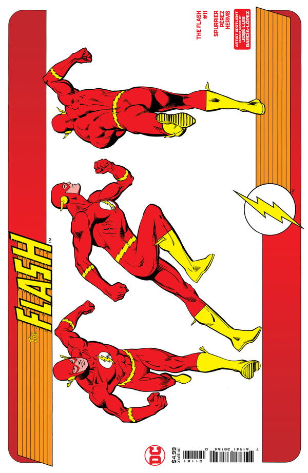 FLASH (2023) #11 CVR D JOSE LUIS GARCIA-LOPEZ ARTIST SPOTLIGHT CARD STOCK VAR