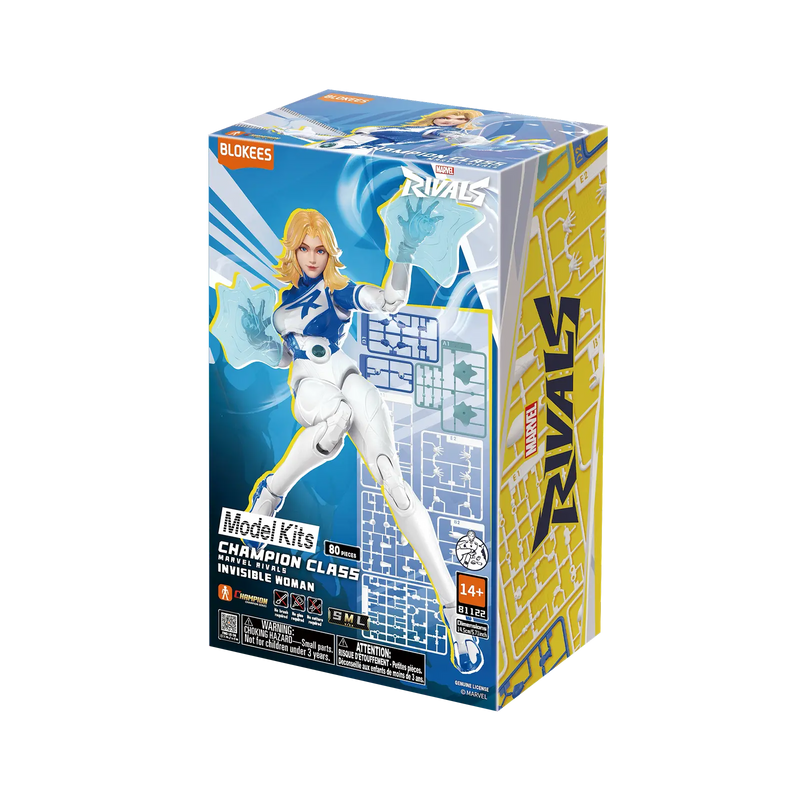 BLOKEES MARVEL RIVALS CHAMPION CLASS INVISIBLE WOMAN MODEL