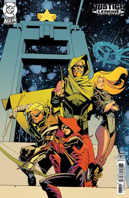 JUSTICE LEAGUE UNLIMITED (2024) #7 CVR H INC 1:50 PHIL HESTER CARD STOCK VAR (WE ARE YESTERDAY)