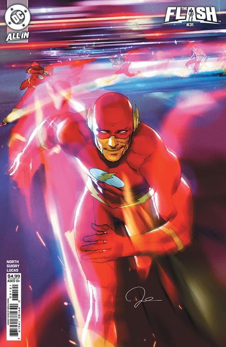 FLASH (2023) #31 CVR B GERALD PAREL CARD STOCK VAR