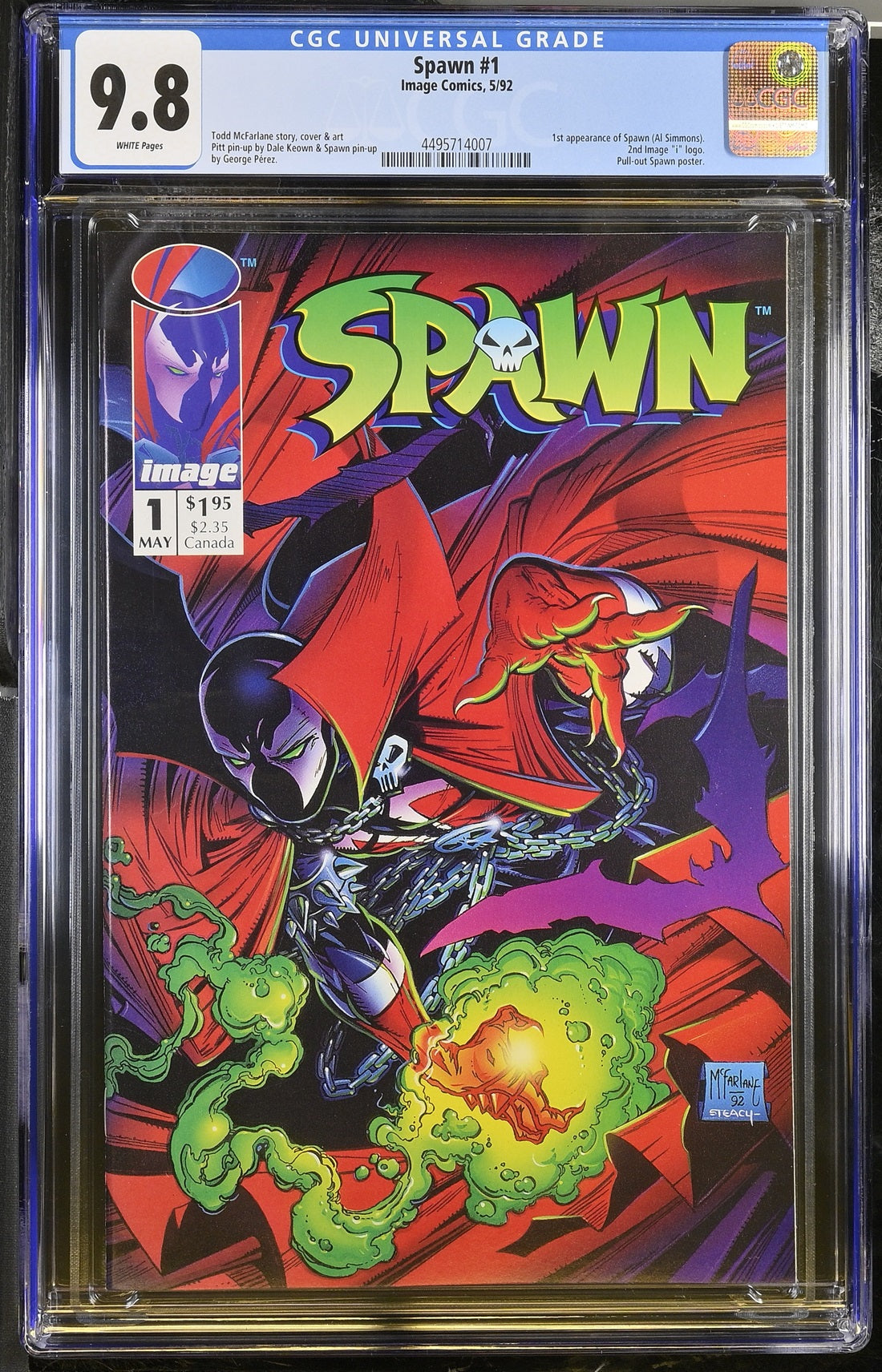 CGC SPAWN #1 (9.8)