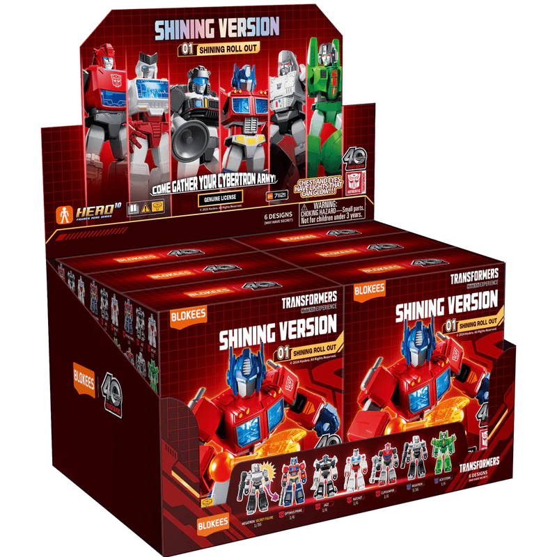 BLOKEES TRANSFORMERS SHINY VERSION WAVE 1 (BOX OF 6)