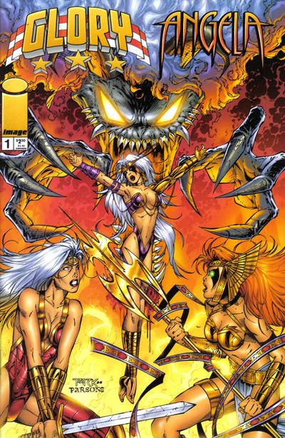 GLORY ANGELA ANGELS IN HELL (1996) #1 - DARKCHYLDE FLIPBOOK