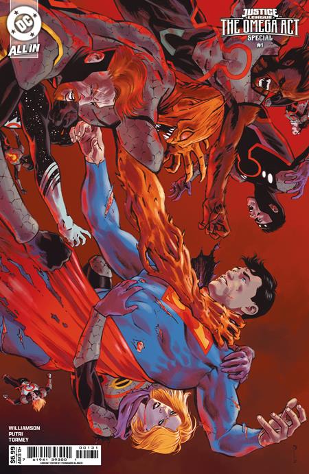 JUSTICE LEAGUE THE OMEGA ACT SPECIAL (2025) #1 (ONE SHOT) CVR C FERNANDO BLANCO CARD STOCK VAR (DC K.O.)