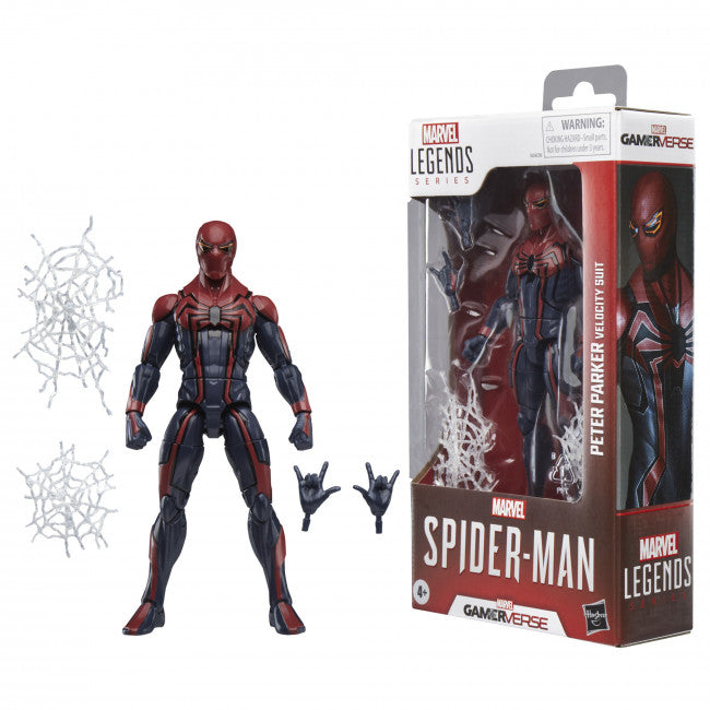 MARVEL LEGENDS SERIES GAMERVERSE VELOCITY SUIT PETER PARKER AF