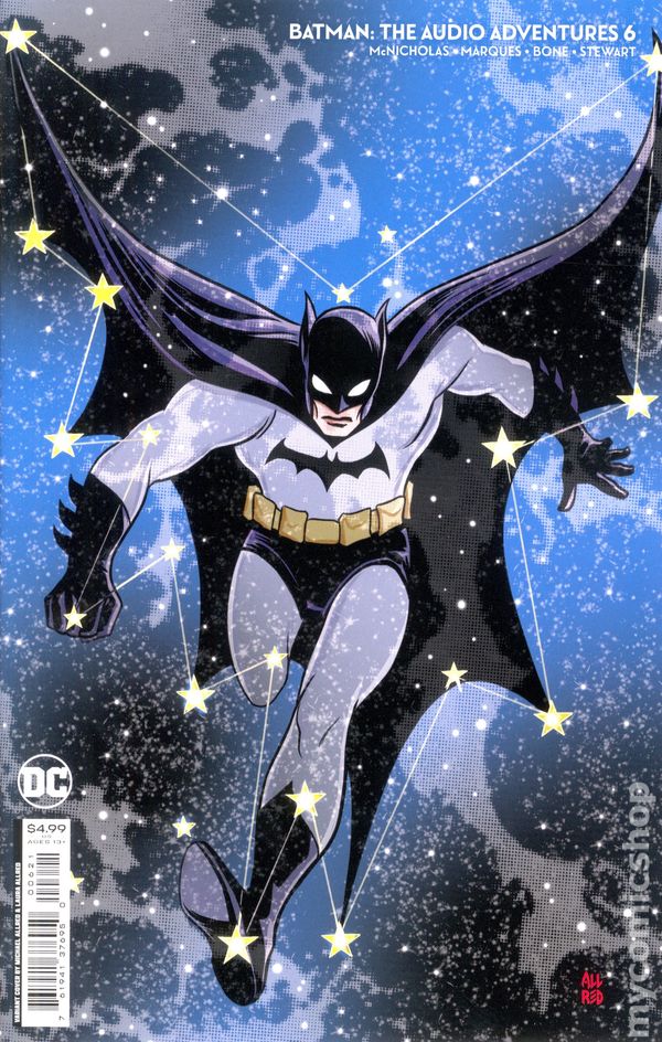 BATMAN THE AUDIO ADVENTURES (2022) #6 CVR B MICHAEL ALLRED CARD STOCK VAR