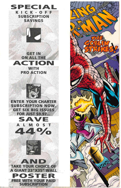 AMAZING SPIDER-MAN PRO ACTION GIVEAWAY (1994) #1