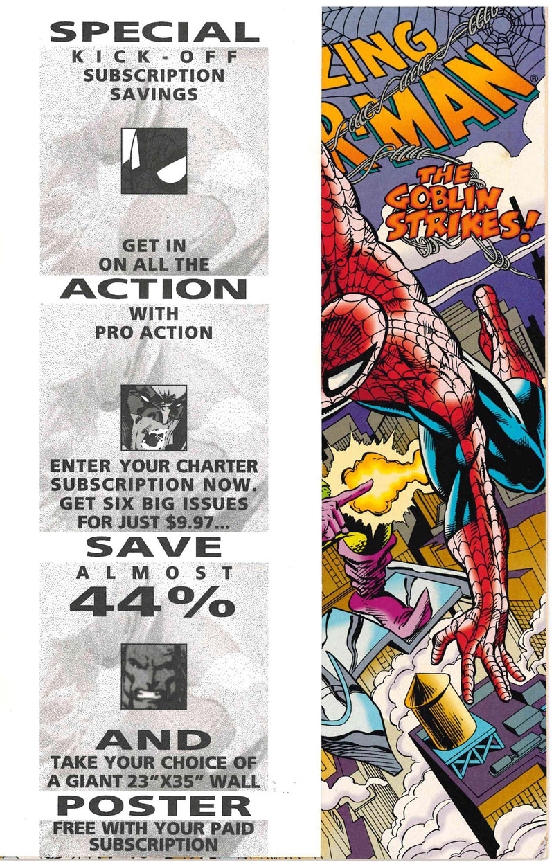 AMAZING SPIDER-MAN PRO ACTION GIVEAWAY (1994) #1