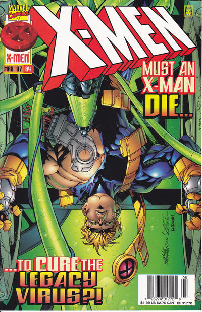 X-MEN (1991) #64 NEWSSTAND EDITION (FN/VF)