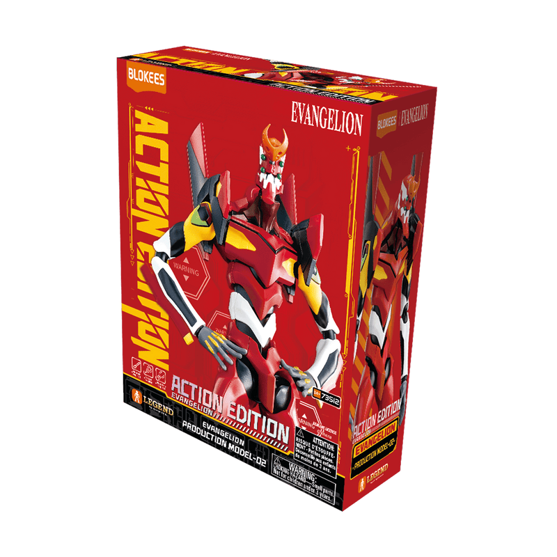 BLOKEES EVANGELION ACTION PRODUCTION EVA-02 MODEL