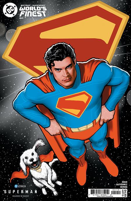 BATMAN SUPERMAN WORLDS FINEST (2022) #41 CVR D KEVIN MAGUIRE SUPERMAN MOVIE CARD STOCK VAR