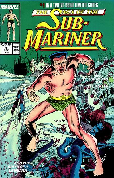 SAGA OF THE SUB-MARINER (1988) - SET OF TWELVE