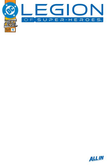 LEGION OF SUPER-HEROES (2026) #1 CVR F BLANK CARD STOCK VAR