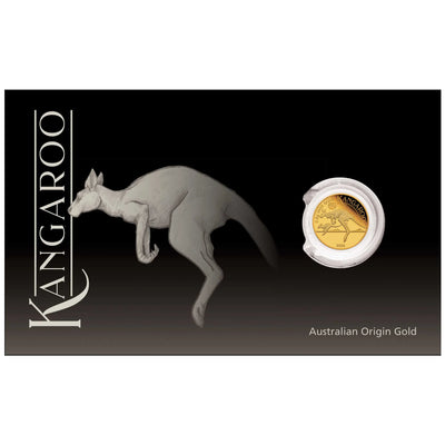 MINI ROO 2026 0.5g GOLD PROOF COIN IN CARD