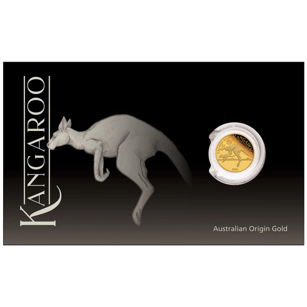 MINI ROO 2026 0.5g GOLD PROOF COIN IN CARD