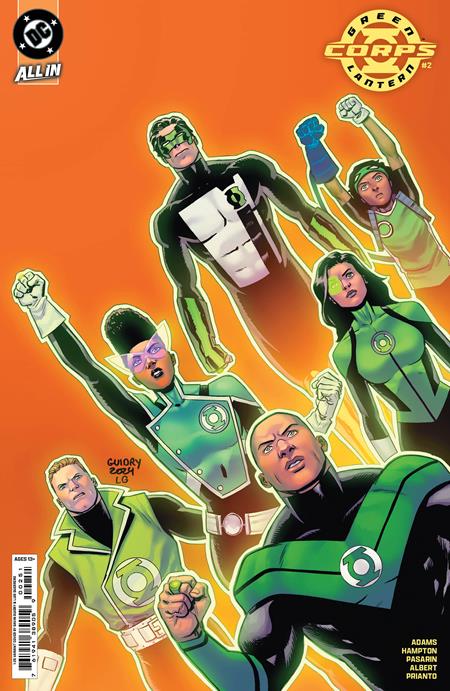 GREEN LANTERN CORPS (2025) #2 CVR F INC 1:25 GAVIN GUIDRY CARD STOCK VAR