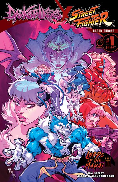 DARKSTALKERS X STREET FIGHTER BLOOD THRONE (2025) #1 (ONE SHOT) CVR A ALBERTO ALBURQUERQUE