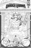 ABSOLUTE WONDER WOMAN (2024) ANNUAL #1 (ONE SHOT) SECOND PRINTING CVR B HAYDEN SHERMAN B&W WRAPAROUND CARD STOCK VAR